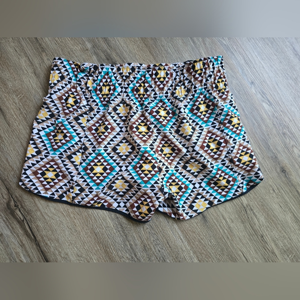 Hurley X Geometric Patterned Women's Swim Shorts Medium NWOT - Picture 2 of 4